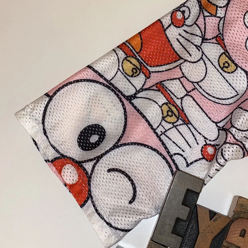 RARE SO SO BASE DORAEMON Women’s Mesh T-Shirt - Picture 9 of 12